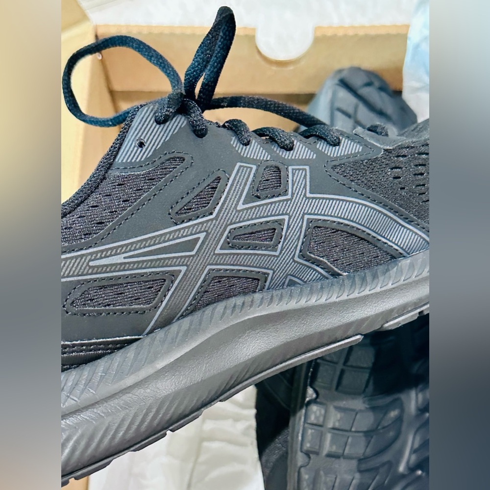 ASICS Gel-Contend 8 Women Running Shoes - Black/Carrier Grey, Size 11 - Picture 8 of 8